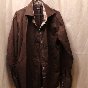 Artigiano Brown Button Down Shirt